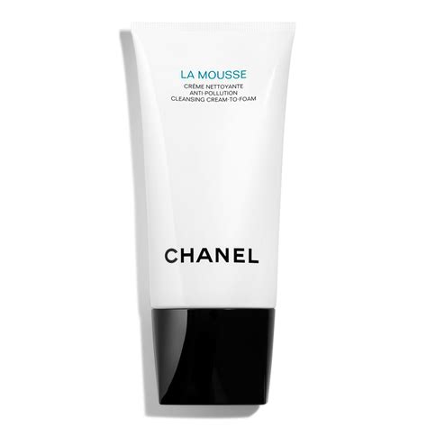 chanel cleansing cream to foam.